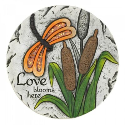 Love Blooms Here Stepping Stone Love Blooms Here Stepping Stone