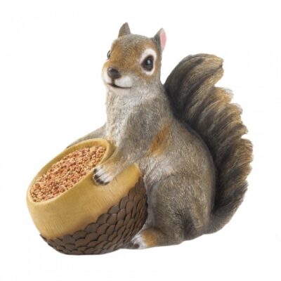 Squirrel And Acorn Bird Feeder Squirrel And Acorn Bird Feeder