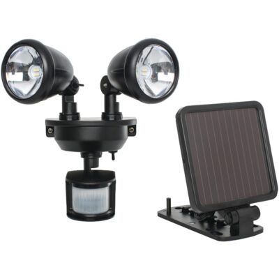 Maxsa Innovations Solar-powered Dual-head Led Security Spotlight (black) Maxsa Innovations Solar-powered Dual-head Led Security Spotlight (black)