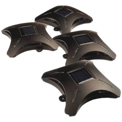 Maxsa Ninja Star Solar Deck Lights 4 Pk Maxsa Ninja Star Solar Deck Lights 4 Pk