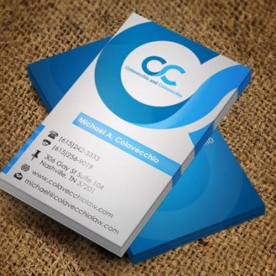 SILVER Business Card Design