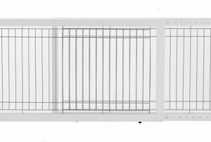 Large Cool Breeze Freestanding Pet Gate