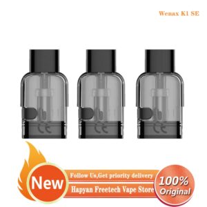 3pcs/lot Original GeekVape Wenax K1 SE Pod 2ml Cartridge 0.8ohm 1.2ohm coil for Wenax K1 SE Vape Kit Electronic Cigarette