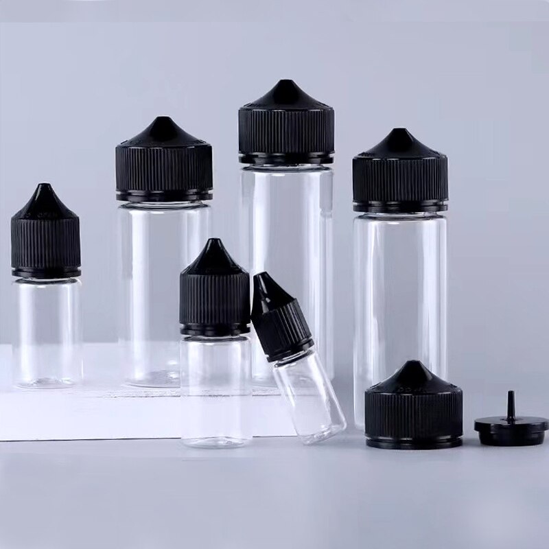 50pcs Empty Dropper Bottles Squeezable E-liquid Bottle White Black Lid Plastic Vape Juices Containers 10ml 15ml 30ml 50ml 100ml - Image 4