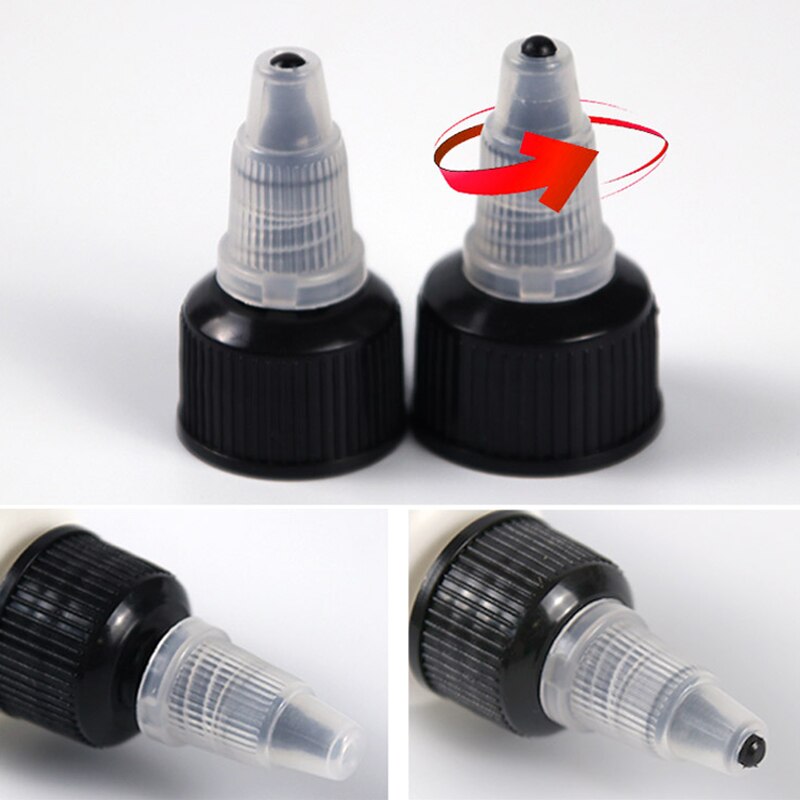 5pcs 30ml 60ml 100ml 120ml Plastic PET E juice Liquid Vape Oil Dropper Bottles Twist Top Cap Tattoo Pigment Ink Gel Containers - Image 4
