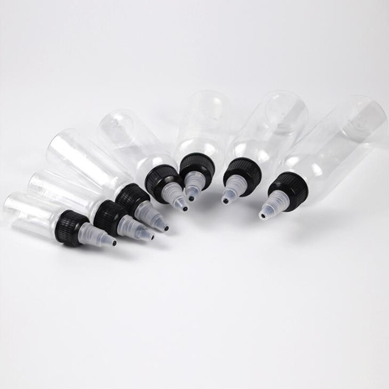 5pcs 30ml 60ml 100ml 120ml Plastic PET E juice Liquid Vape Oil Dropper Bottles Twist Top Cap Tattoo Pigment Ink Gel Containers - Image 5