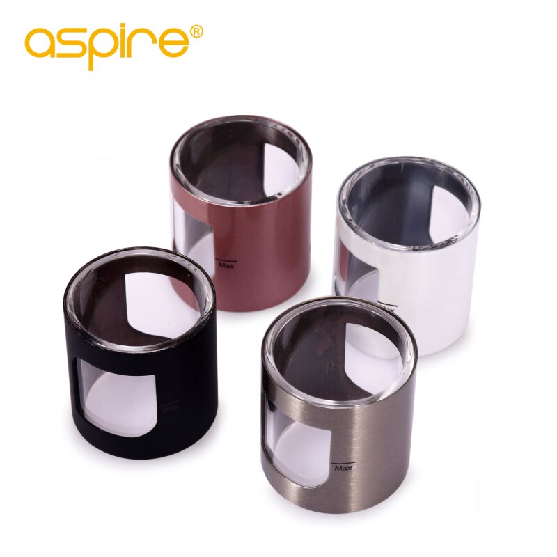 Electronic Cigarette Accessory Pockex 2ml Gass Tube With Metal Cover Aspire Replacement Tube for Pockex Ego Aio Kit Vape Band - Image 2