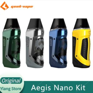 Original GeekVape Aegis Nano Pod Mod Kit 30W 800mAh Built-in Battery MTL/RDL Vaping E-Cigarette Vaporizer TC Pod System Vape Kit
