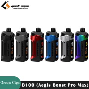 Original GeekVape B100 21700 Kit Aegis Boost Pro Max 100W Vape 6ml Pod Cartridge 0.2ohm/0.4ohm P Coil E Cigarette Vaporizer