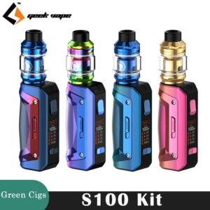Original Geekvape Aegis Solo 2 Kit S100 100W Vape 18650 Battery Z Subohm 2021 Tank Z Series Coil Electronic Cigarette Vaporizer