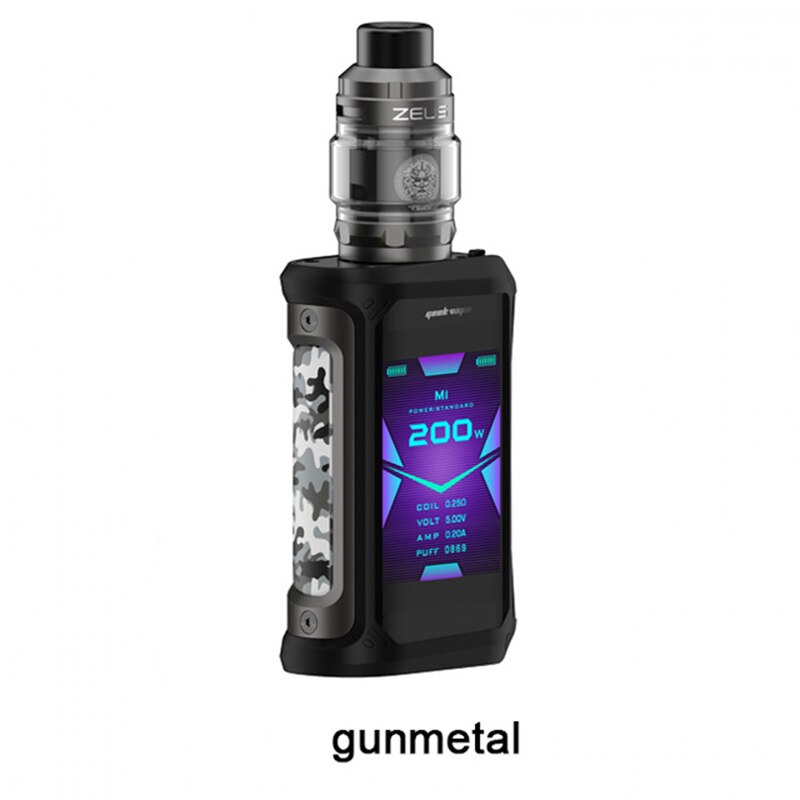 Original Geekvape Aegis X Zeus Kit 200W Box Mod with 5ml Zeus Sub ohm Tank Vaporizer Electronic Cigarette VAPE Kit - Image 3