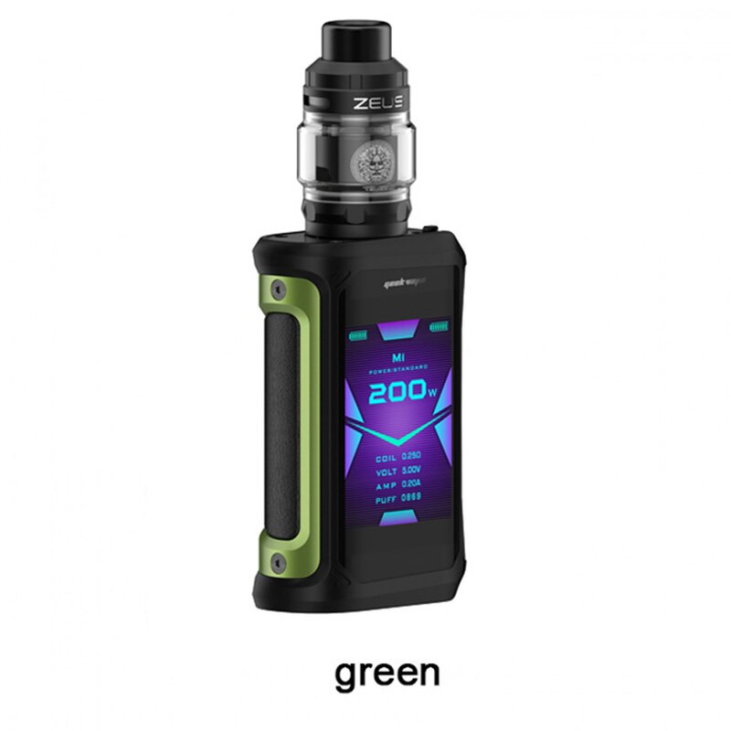 Original Geekvape Aegis X Zeus Kit 200W Box Mod with 5ml Zeus Sub ohm Tank Vaporizer Electronic Cigarette VAPE Kit - Image 4