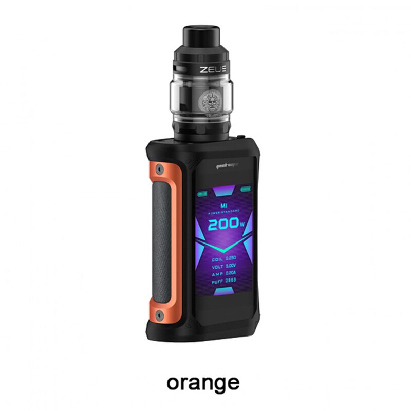 Original Geekvape Aegis X Zeus Kit 200W Box Mod with 5ml Zeus Sub ohm Tank Vaporizer Electronic Cigarette VAPE Kit - Image 5