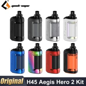 Original Geekvape H45 Kit Aegis Hero 2 Kit 45W Vape 1400mAh 4ml Pod Cartridge 0.45/0.6ohm B Series Coil E Cigarette Vaporizer