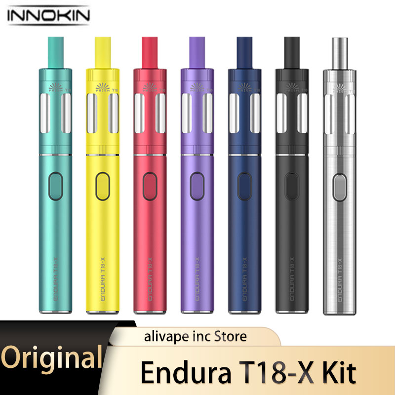 Original Innokin Endura T18-X Kit 2.5ml 1000mAh Built-in Battery Top-fill System Electronic Cigarette Vaporizer Vape Pen Kit