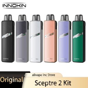 Original Innokin Sceptre 2 Pod Kit 1400mAh Battery Vape With 3ml Pod Cartridge Fit Sceptre Coil Electronic Cigarette Vaporizer