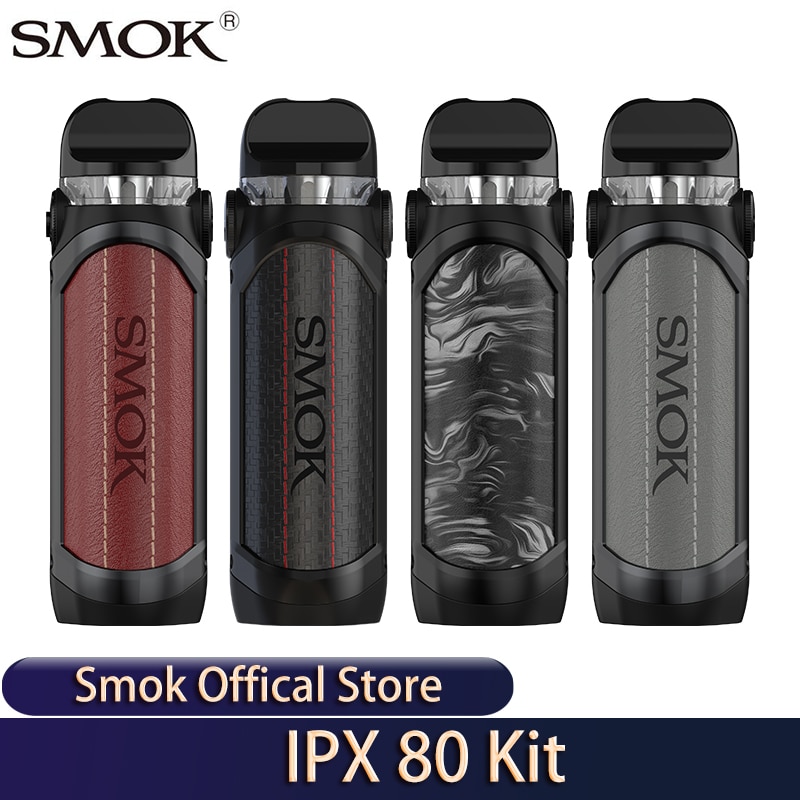 Original SMOK IPX 80 Pod Mod Kit 80W 3000mAh Built-in Battery 5.5ml RPM 2 Pod Electronic Cigarette Vaporizer Pod System Vape Kit
