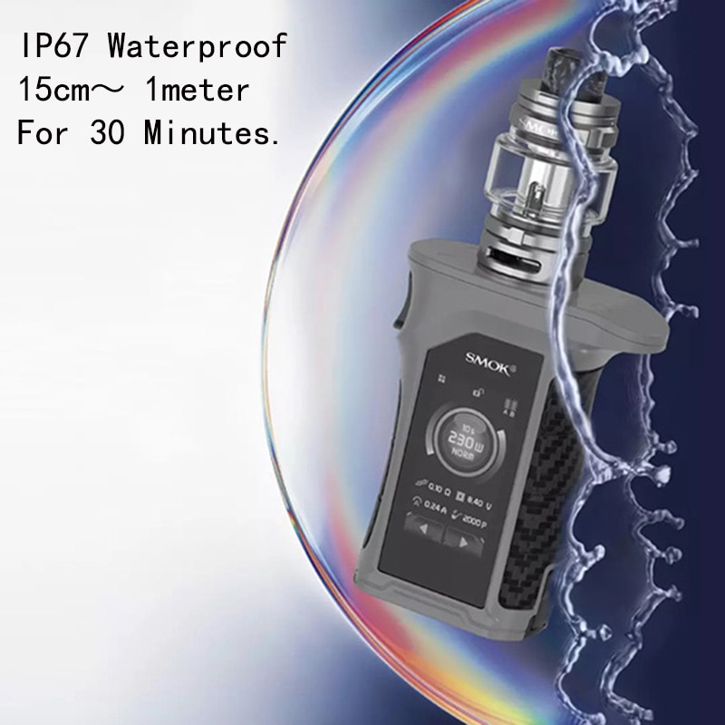 Original SMOK MAG P3 Vape Kit 230W 9ML TFV16 Tank Conical nexMesh 0.2ohm & 0.12ohm Dual Mesh Coil Mod Box E Cigarette Vaporizer - Image 2