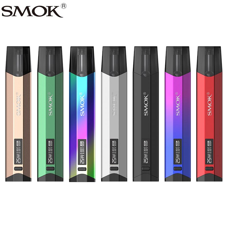 Original SMOK Nfix Pod Kit with MTL Coil Electronic Cigarette Vaporizer 25W 700mAh Built-in Battery 3ml Pod System AIO Vape Kit