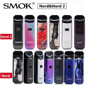 Original SMOK Nord 2 Pod Kit 40W 1500mAh Battery E-Cigarette Vape RPM Mesh RBA NordCoil Pods Cartridge Vaporizer VS RPM80 Nord 4
