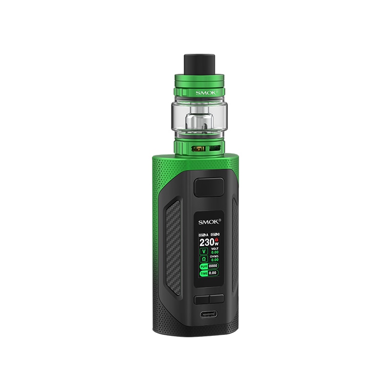 Original SMOK Rigel Kit with 230W Rigel Box MOD Vape TFT Screen 6.5ml TFV9 Tank V9 Meshed Coil Electronic Cigarette Vaporizer - Image 4