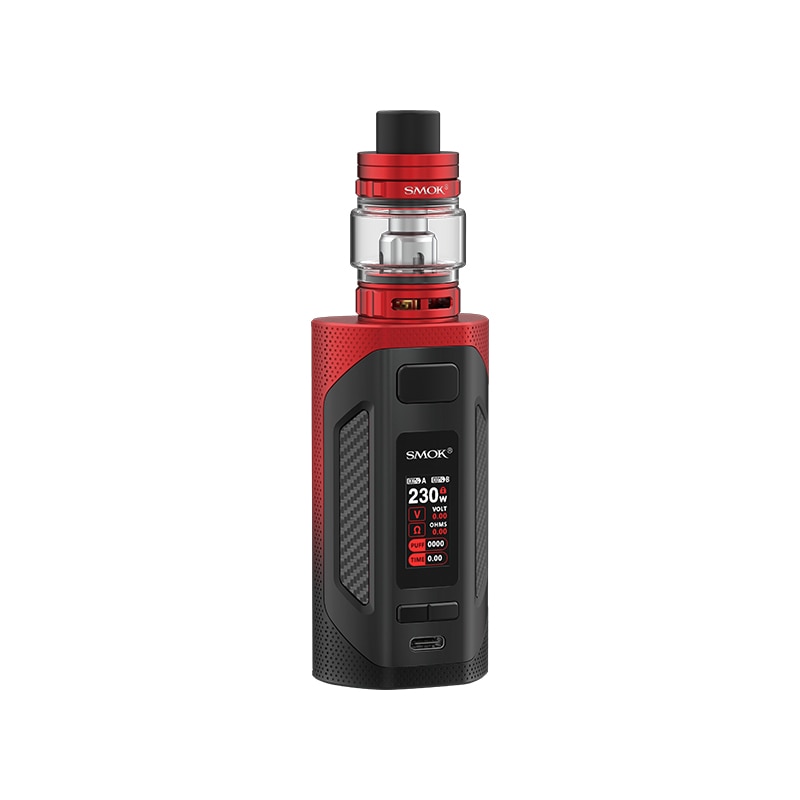 Original SMOK Rigel Kit with 230W Rigel Box MOD Vape TFT Screen 6.5ml TFV9 Tank V9 Meshed Coil Electronic Cigarette Vaporizer - Image 5