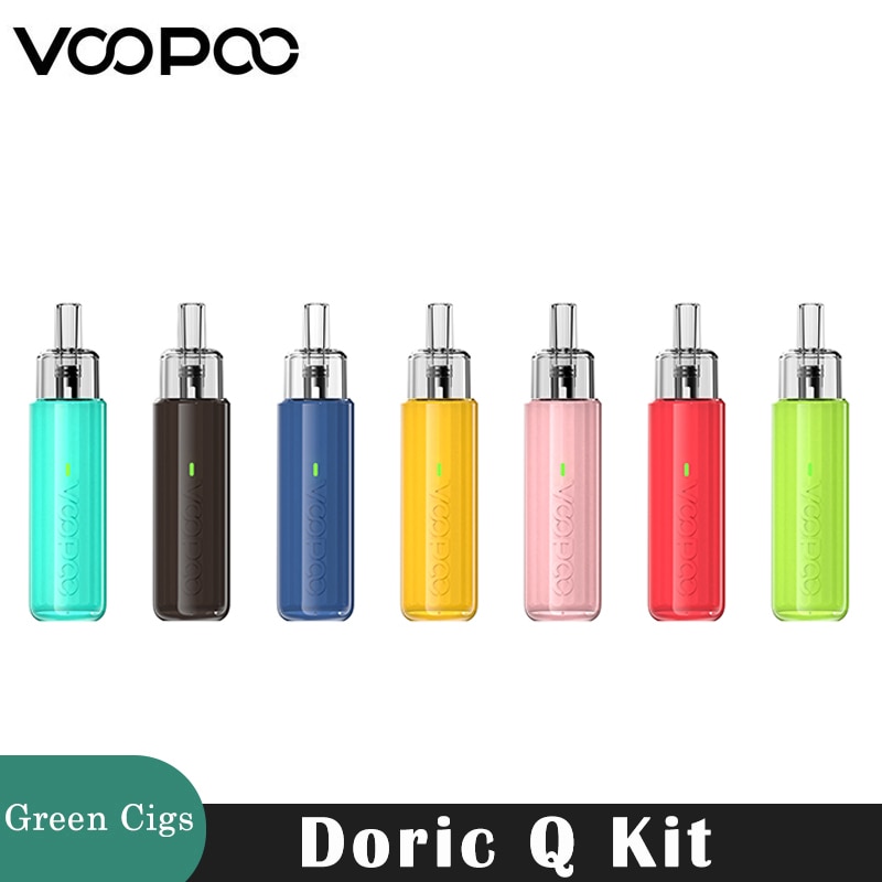 Original VOOPOO Doric Q Kit Pod 12W Vape 800mAh Battery 2ml ITO Cartridge ITO Coil Electronic Cigarette Vaporizer