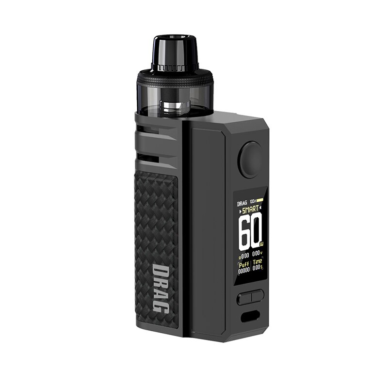 Original VOOPOO Drag E60 Kit 60W 2550mAh Battery Vape 4.5ml PNP Pod 2 II Pnp Coil Smart/RBA/ECO Mode Vaporizer E Cigarette - Image 3