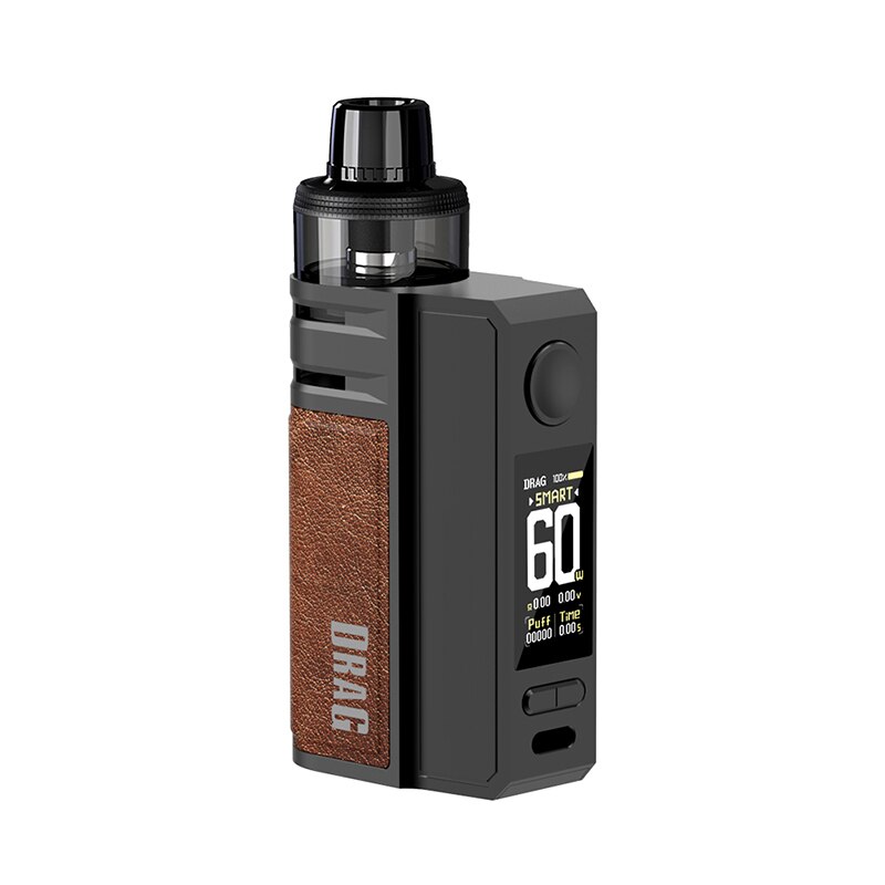Original VOOPOO Drag E60 Kit 60W 2550mAh Battery Vape 4.5ml PNP Pod 2 II Pnp Coil Smart/RBA/ECO Mode Vaporizer E Cigarette - Image 4