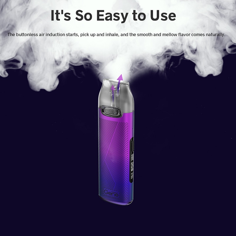 Original VOOPOO V.THRU Pro Pod Kit 25W 900mAh Pod System Vape Kit with V.THRU Pro Pods GENE Chip Electronic Cigarette Vaporizer - Image 2