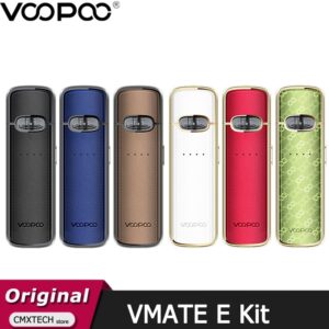 Original VOOPOO Vmate E Pod Kit 1200mAh Battery 20W Vape 3ml Vmate Cartridge V2 Pod 0.7ohm 1.2ohm Electronic Cigarette Vaporizer
