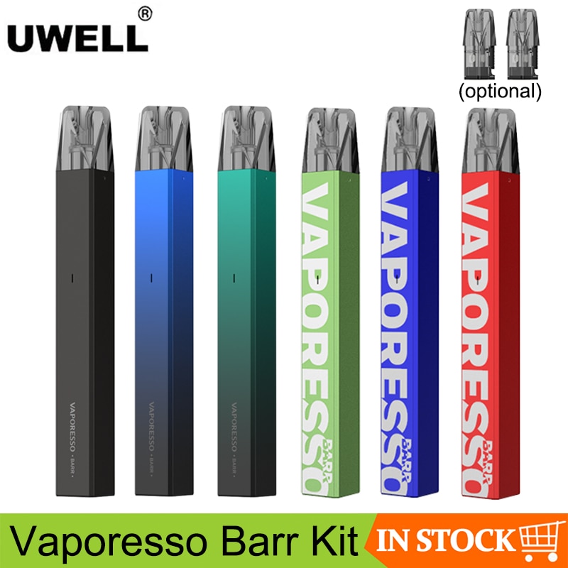 Original Vaporesso Barr Pod Vape Kit 350mAh Battery 1.2ml Pod Cartridge Vaporizer VS OVNS W01