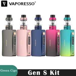Original Vaporesso Gen S Kit 220W Mod fit 18650 Battery 8ml NRG-S Tank with GT Mesh Coil Vaporizer Electronic Cigarette