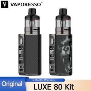 Original Vaporesso LUXE 80 Kit 80W Box Mod Vape 2500mAh Battery With 5ml GTX Pod 26 Fit GTX Coil Head E Cigarette Vaporizer