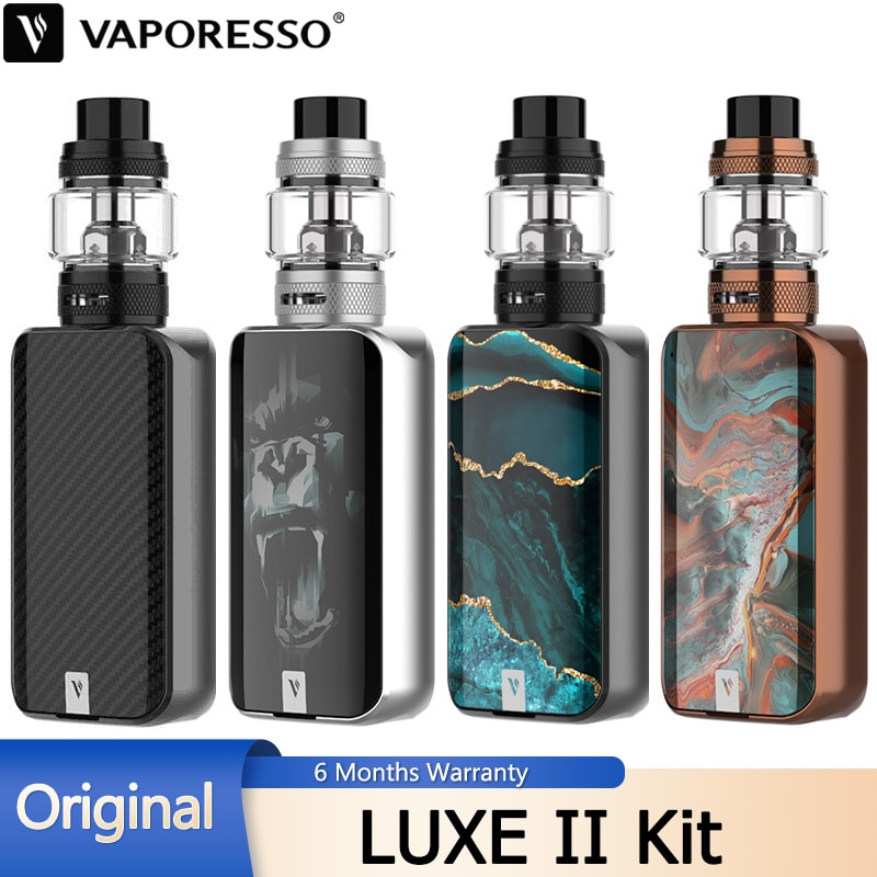 Original Vaporesso LUXE II Kit 220W LUXE 2 Box MOD Vape 8ML NRG-S Tank Atomizer Fit GT4 GT Coil Electronic Cigarette Vaporizer