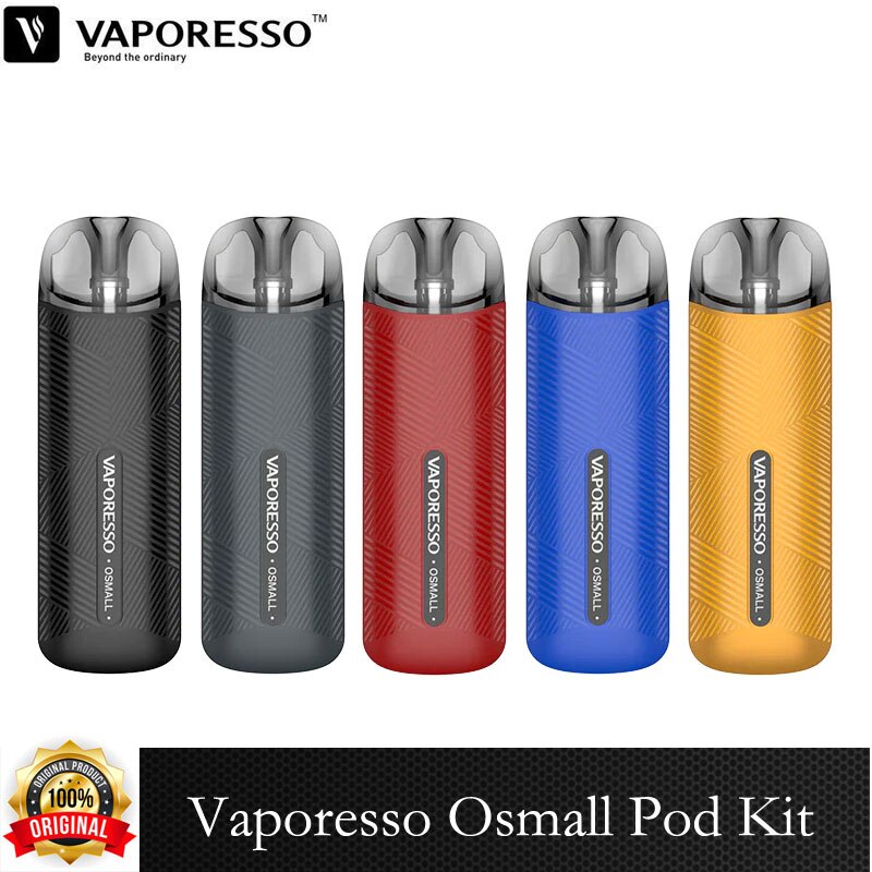 Original Vaporesso Osmall Pod Kit Vape Pen 2ml Cartridge 11W Power 350mAh Battery 1.2ohm Coil Vaporizer Electronic Cigarette Kit
