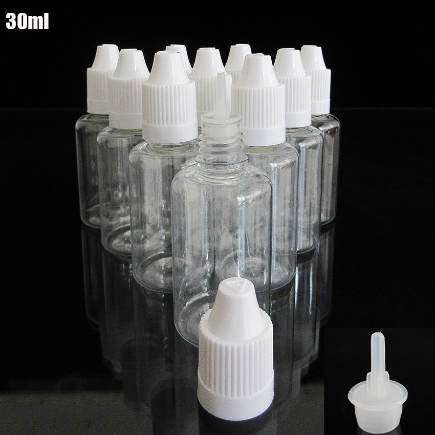 Refillabe Dropper Bottle,30ml Needle tip Vape E cig Liquid drops Bottle,Childproof Cap,smoking oil package 10pcs/lot - Image 2