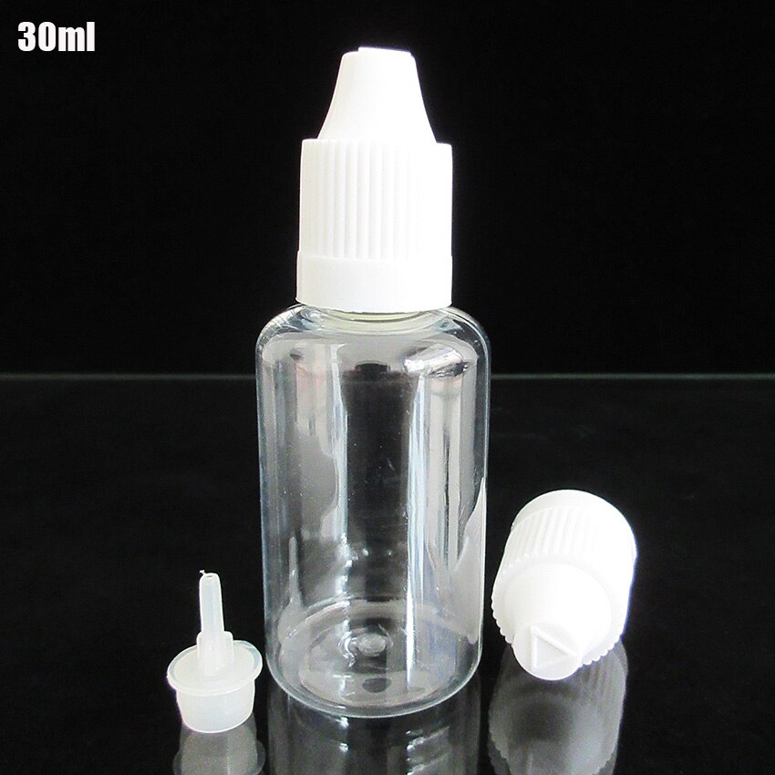 Refillabe Dropper Bottle,30ml Needle tip Vape E cig Liquid drops Bottle,Childproof Cap,smoking oil package 10pcs/lot - Image 3