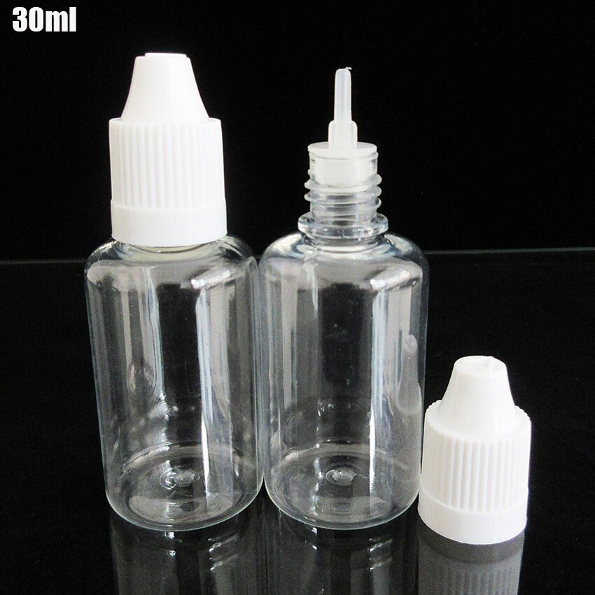 Refillabe Dropper Bottle,30ml Needle tip Vape E cig Liquid drops Bottle,Childproof Cap,smoking oil package 10pcs/lot - Image 4