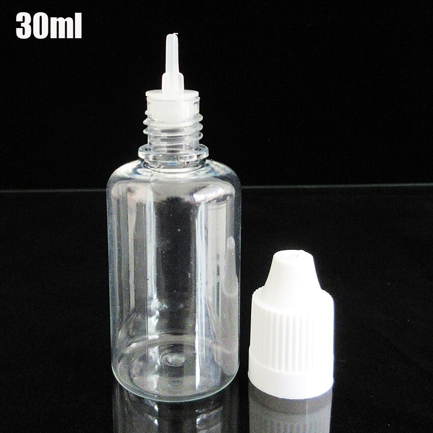 Refillabe Dropper Bottle,30ml Needle tip Vape E cig Liquid drops Bottle,Childproof Cap,smoking oil package 10pcs/lot - Image 5