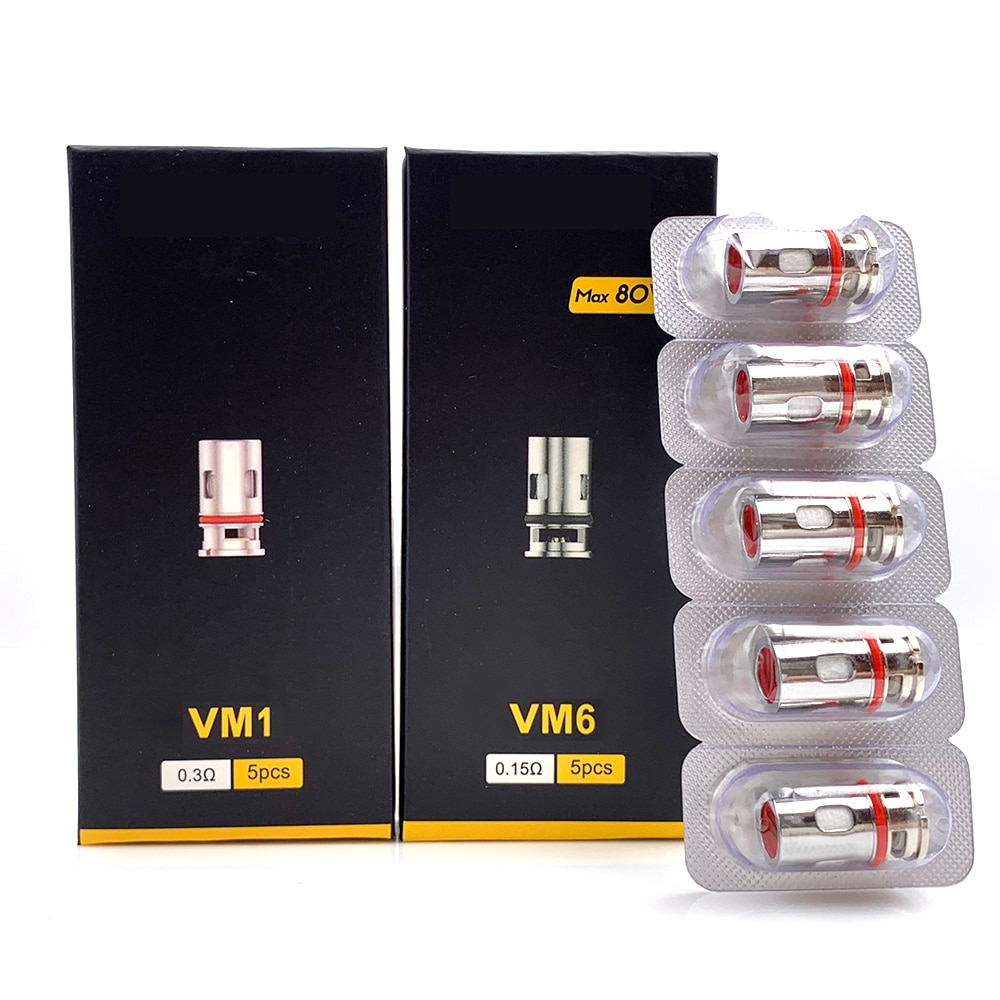 RunVape PNP VM1 Mesh Coil DRAG X VM6 VM3 VM4 VM5 0.15ohm TM2 0.3ohm Coils for VINCI Pod R Argus Vsuit Baby Mod Vaper Kit