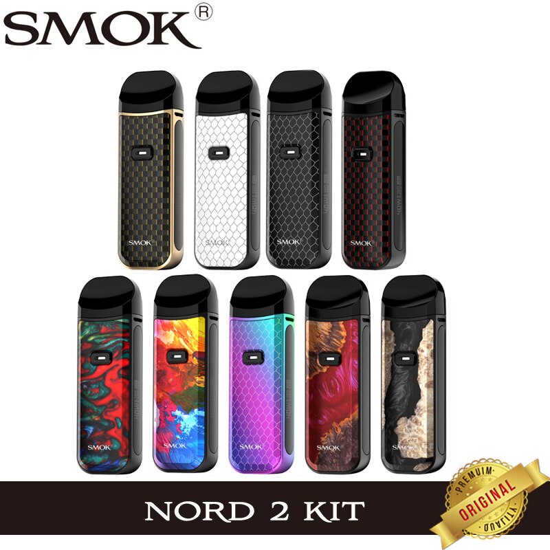 SMOK Nord 2 Pod Kit 1500mah Battery 40W Vape Nord2 Electronic Cigarette 4.5ML Cartridge Pod RPM Mesh Nord DC Coil Vaporizer - Image 2