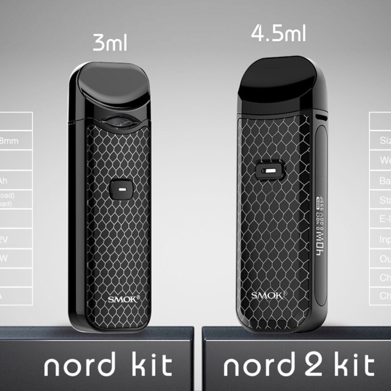SMOK Nord 2 Pod Kit 1500mah Battery 40W Vape Nord2 Electronic Cigarette 4.5ML Cartridge Pod RPM Mesh Nord DC Coil Vaporizer - Image 5