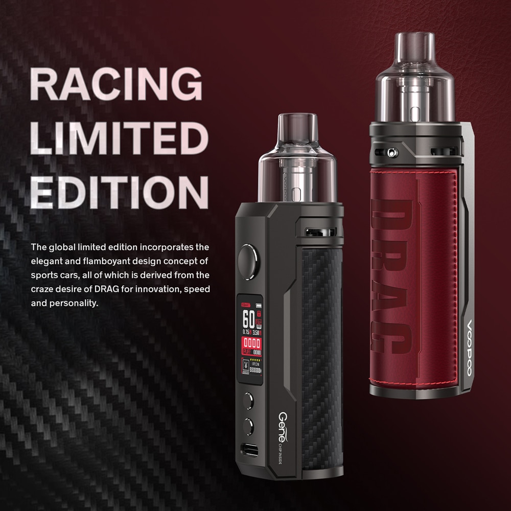 VOOPOO Drag S Drag X Pod Mod Vape Kit 4.5ml PnP Pod Tank GENE.TT Chip Vaper Electronic Cigarette ON SALE!! - Image 2