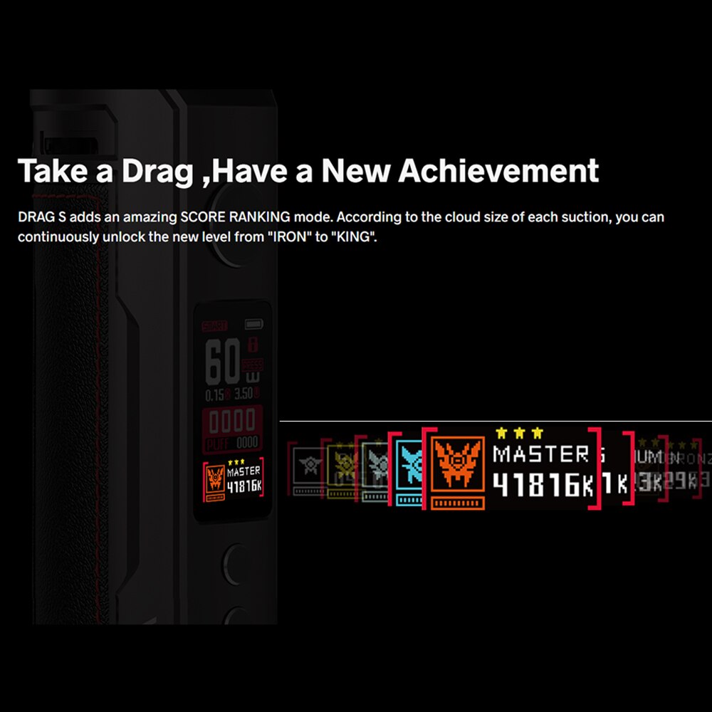 VOOPOO Drag S Drag X Pod Mod Vape Kit 4.5ml PnP Pod Tank GENE.TT Chip Vaper Electronic Cigarette ON SALE!! - Image 4