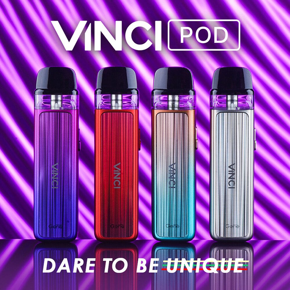 VOOPOO Vinci Pod Kit 15W 800mAh Battery 2ml 0.8ohm Resistance Pod Cartridge Adjustable Airflow System Vape Electronic Cigarette - Image 2