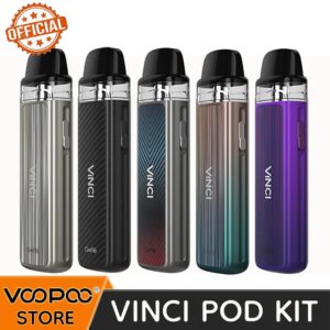 VOOPOO Vinci Pod Kit 15W 800mAh Battery 2ml 0.8ohm Resistance Pod Cartridge Adjustable Airflow System Vape Electronic Cigarette