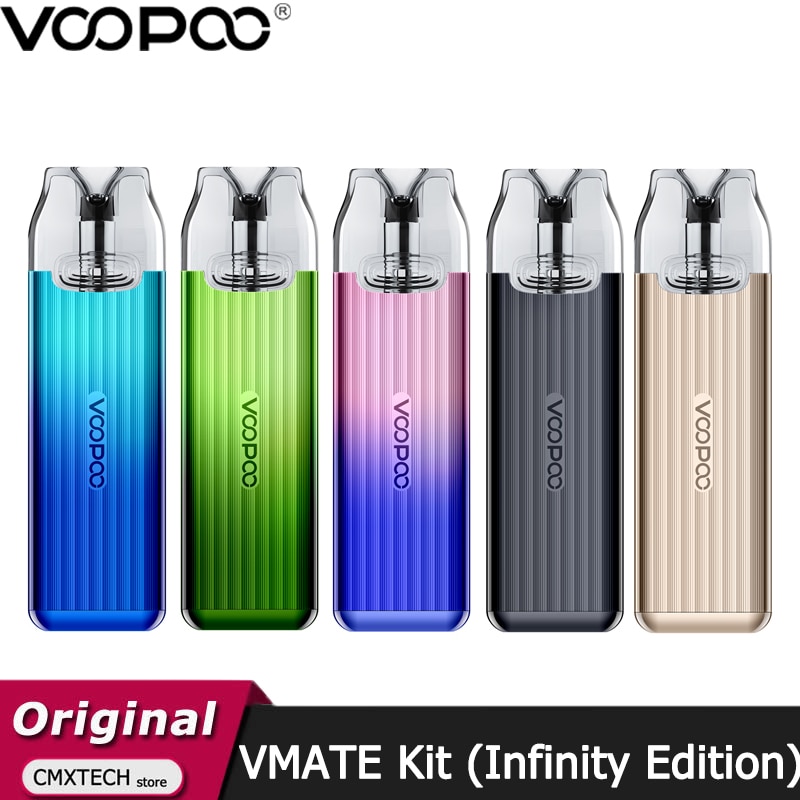 VOOPOO Vmate Kit Infinity Edition 900mAh Battery 17W Vape Fit Vmate V2 & V.THRU Pro Pod Cartridge Electronic Cigarette Vaporizer