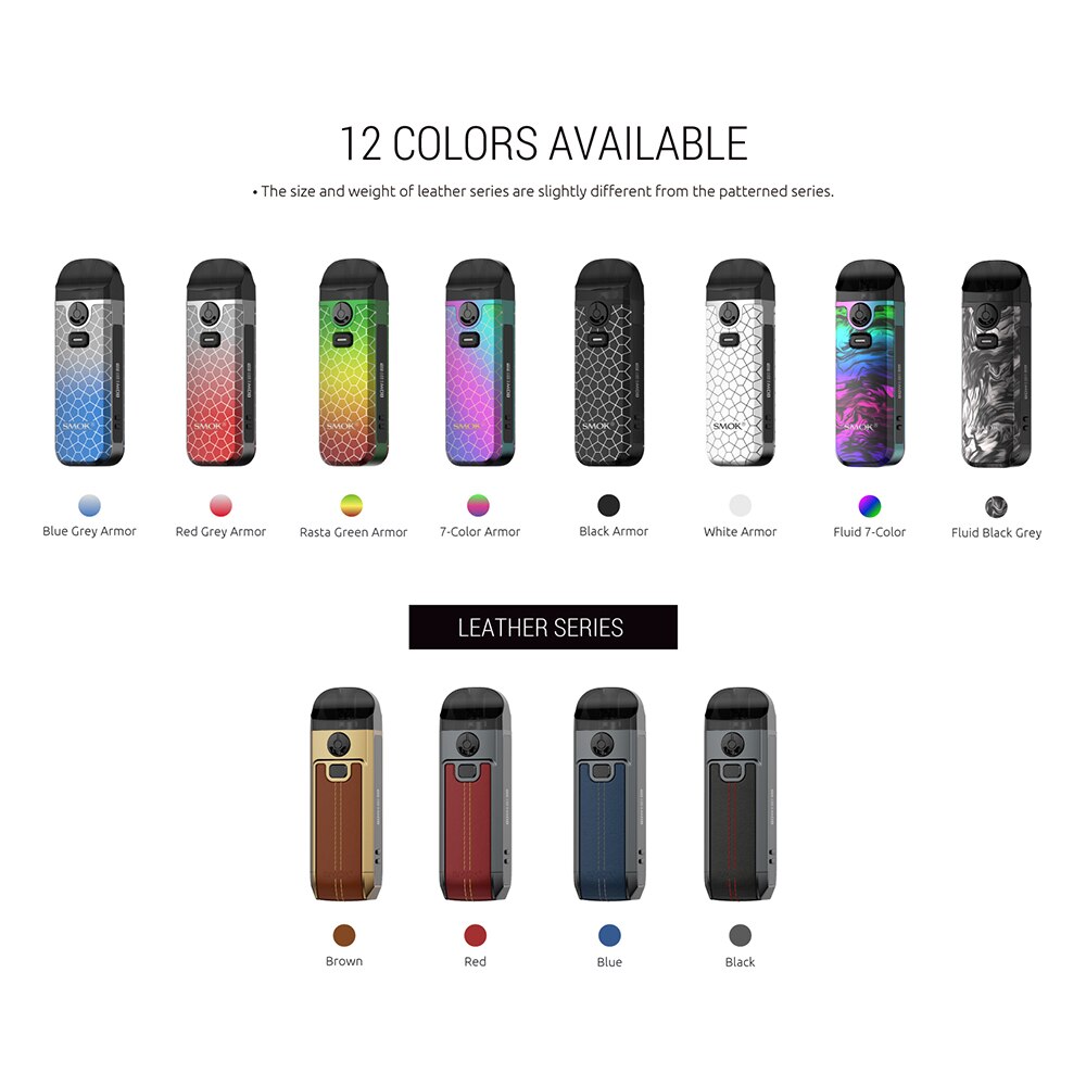 Vape SMOK Nord 4 Kit Box Mod 2000mah Battery Electronic Cigarette 80W Pod System 4.5ml Nord4 RPM 2 Mesh Coil vaporizador VS NOVO - Image 4