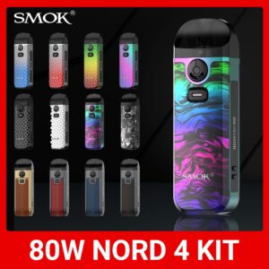 Vape SMOK Nord 4 Kit Box Mod 2000mah Battery Electronic Cigarette 80W Pod System 4.5ml Nord4 RPM 2 Mesh Coil vaporizador VS NOVO
